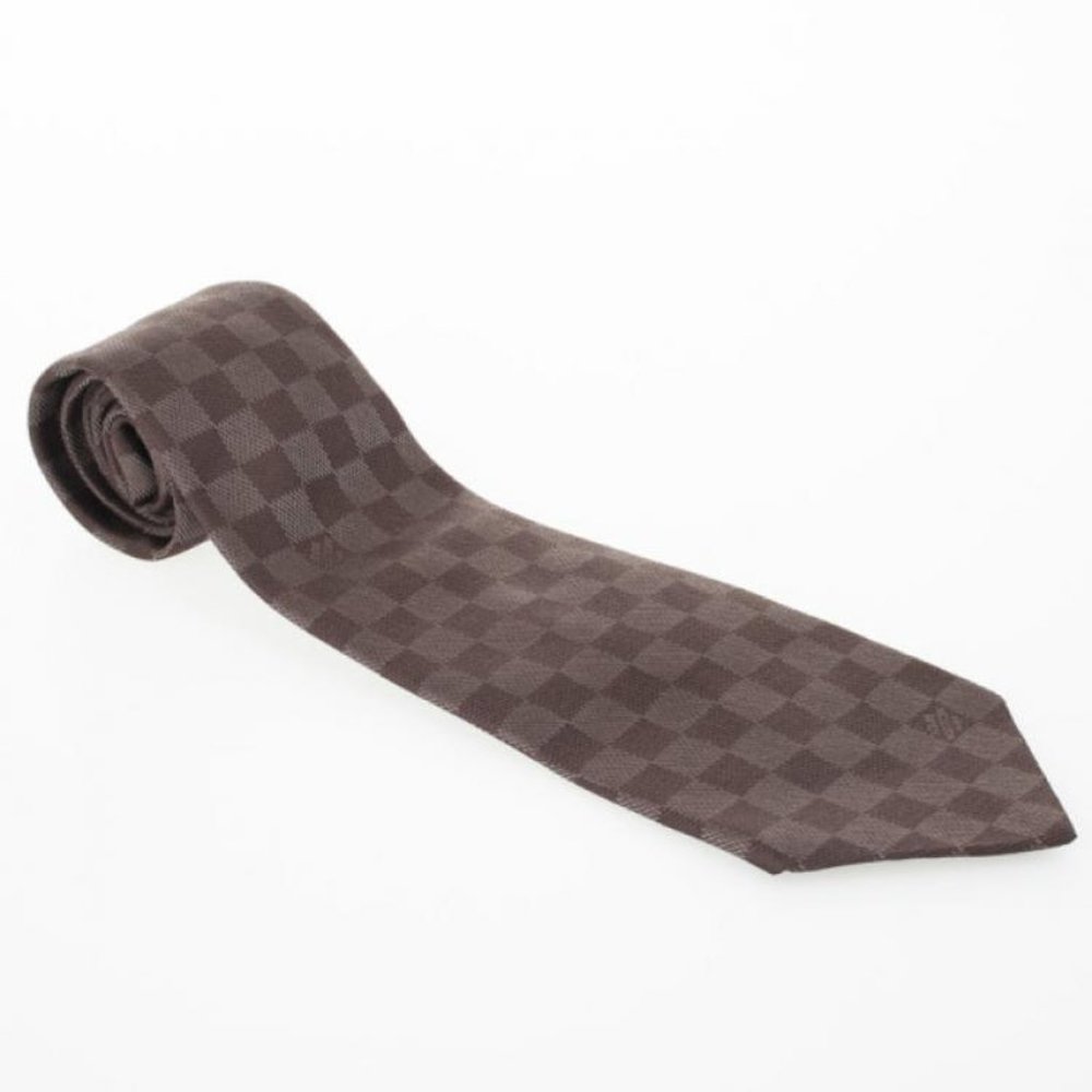 LOUIS VUITTON Damier Tie - Brown